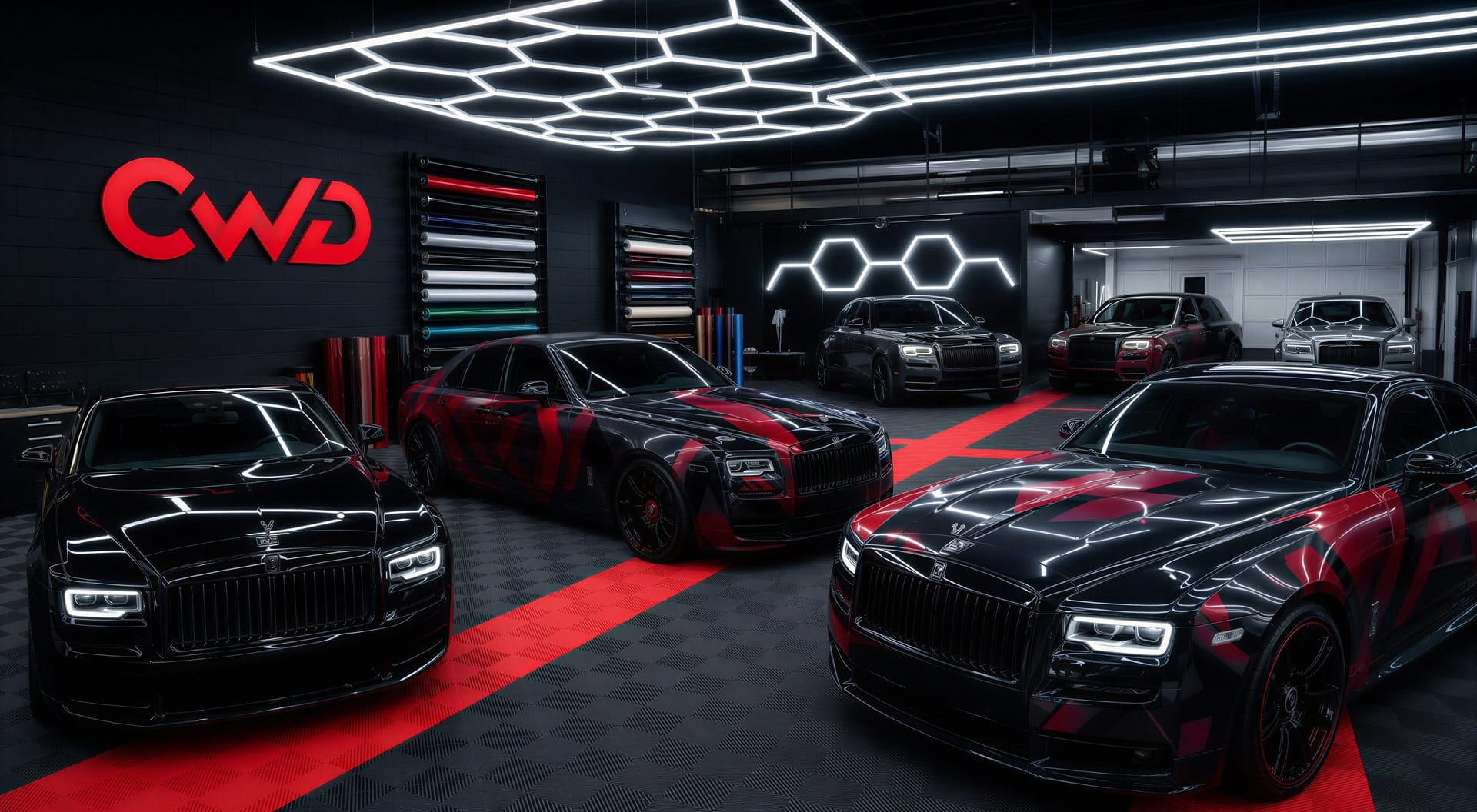 Rolls-Royce wraps and PPF in Miami FL bespoke exotic shop