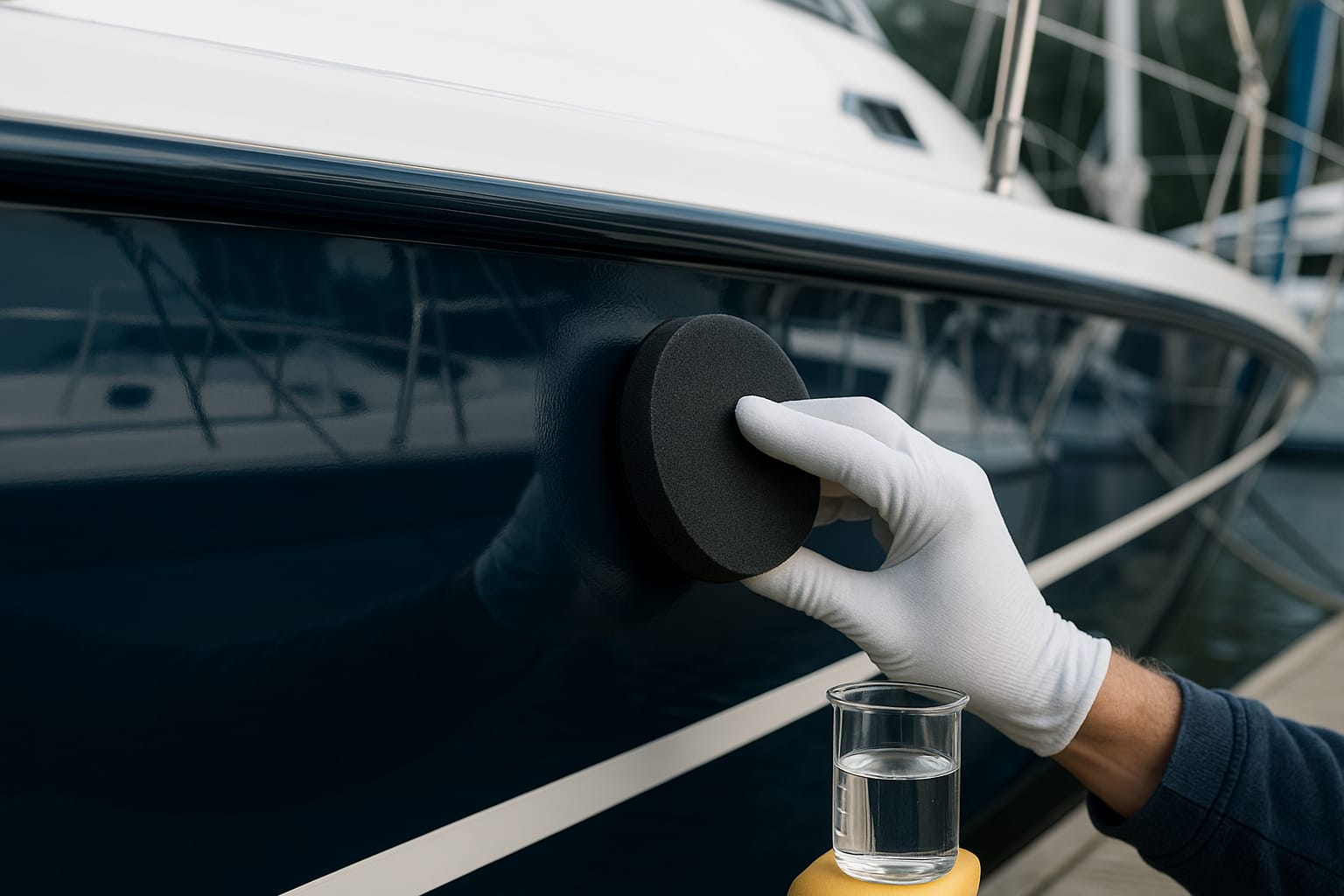 Maintenance of ceramic coating in saltwater