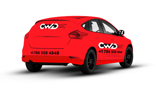 Full fleet wrap cargo van Miami