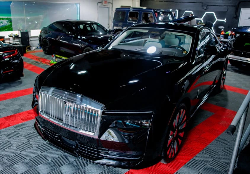 Ceramic coating luxury car Miami