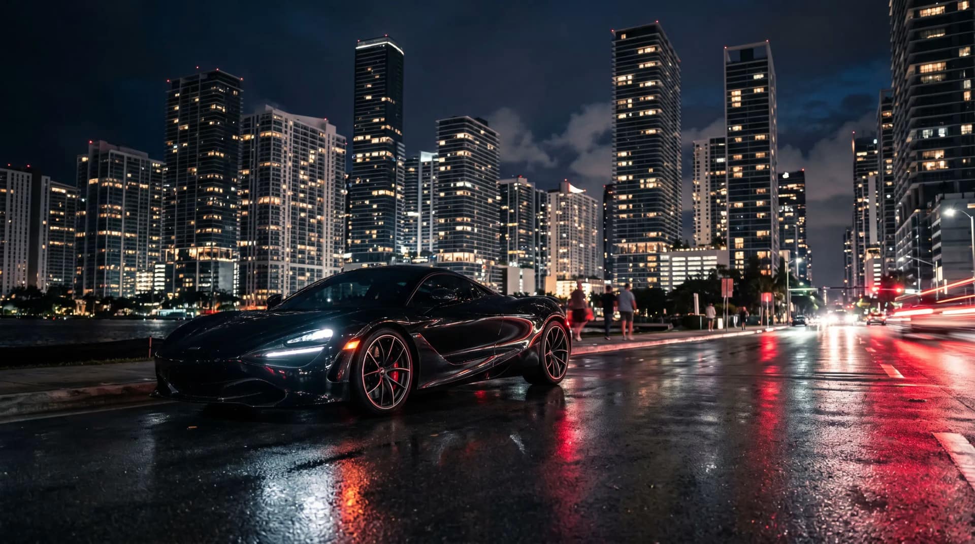 Custom car wraps PPF Brickell Miami luxury vehicles high-rise
