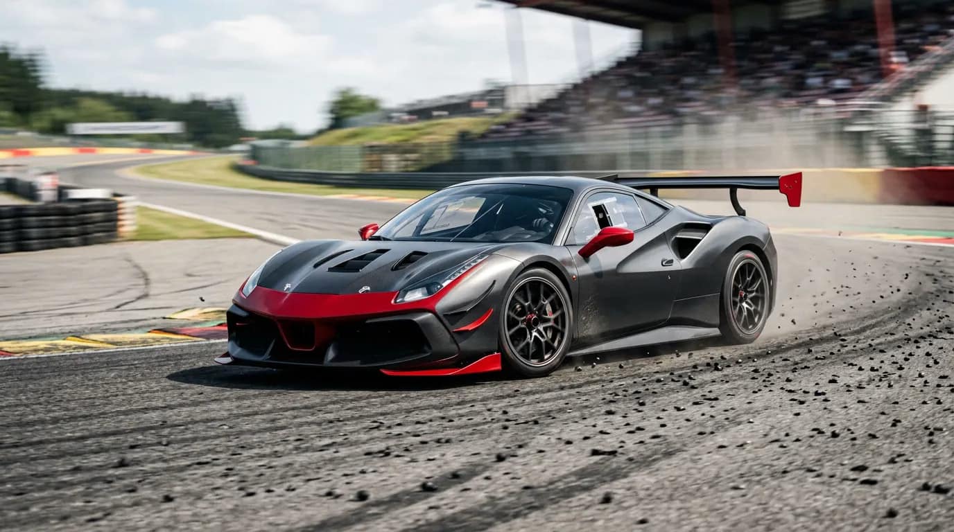 Track day PPF paint protection film sports car Homestead Speedway debris