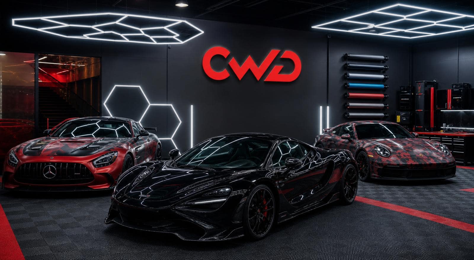 McLaren wraps and PPF in Miami FL carbon fiber safe installation