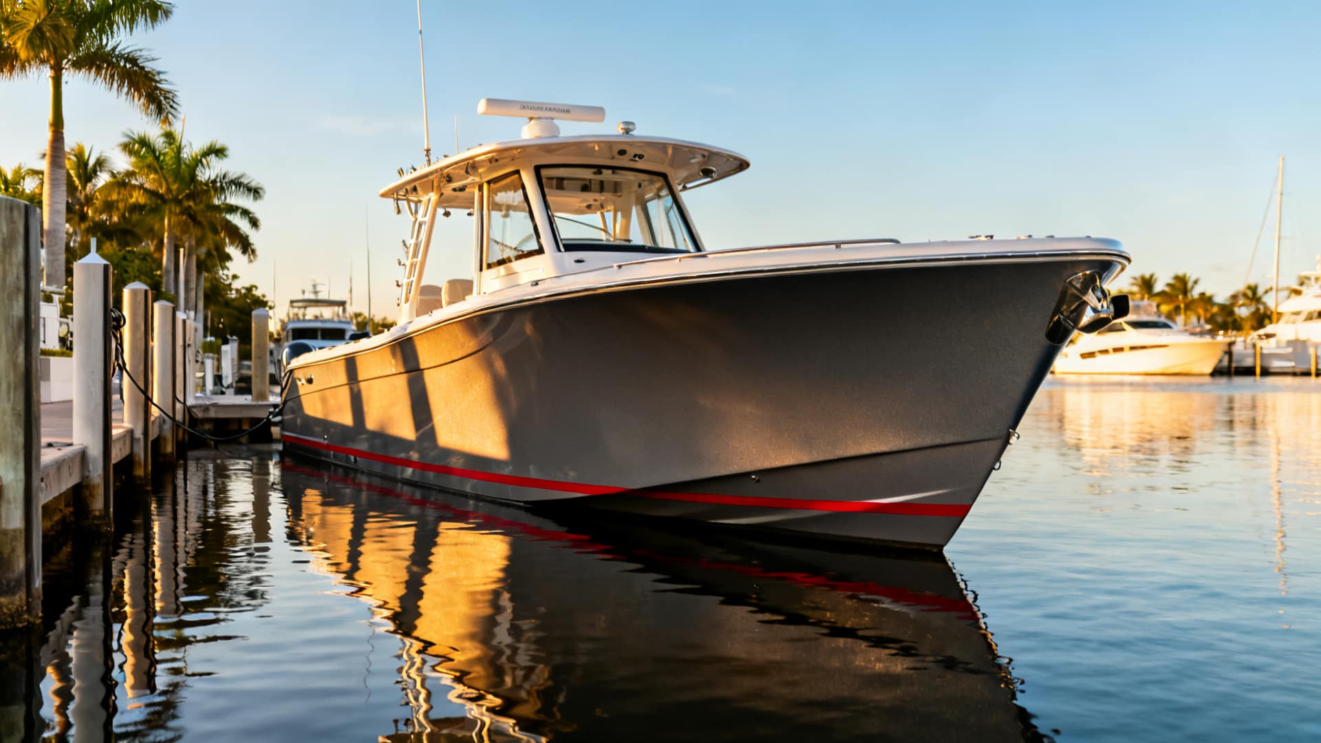 Boat and yacht wraps Miami marine vinyl hull graphics
