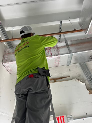 Commercial mechanical dumper installation