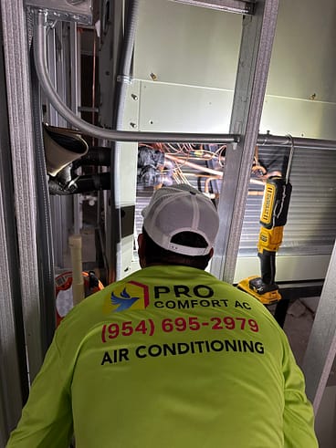 Commercial units installation