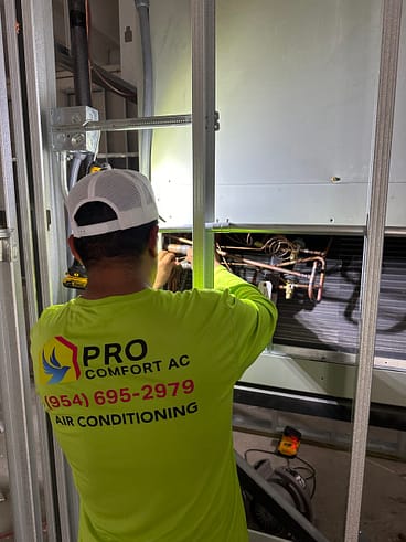 Commercial units installation