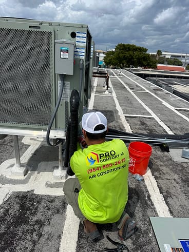 Commercial 6 tonn american standard installation