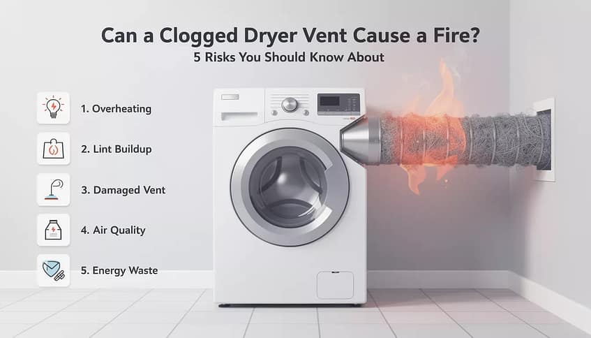 Can a Clogged Dryer Vent Cause a Fire? 5 Risks You Should Know About