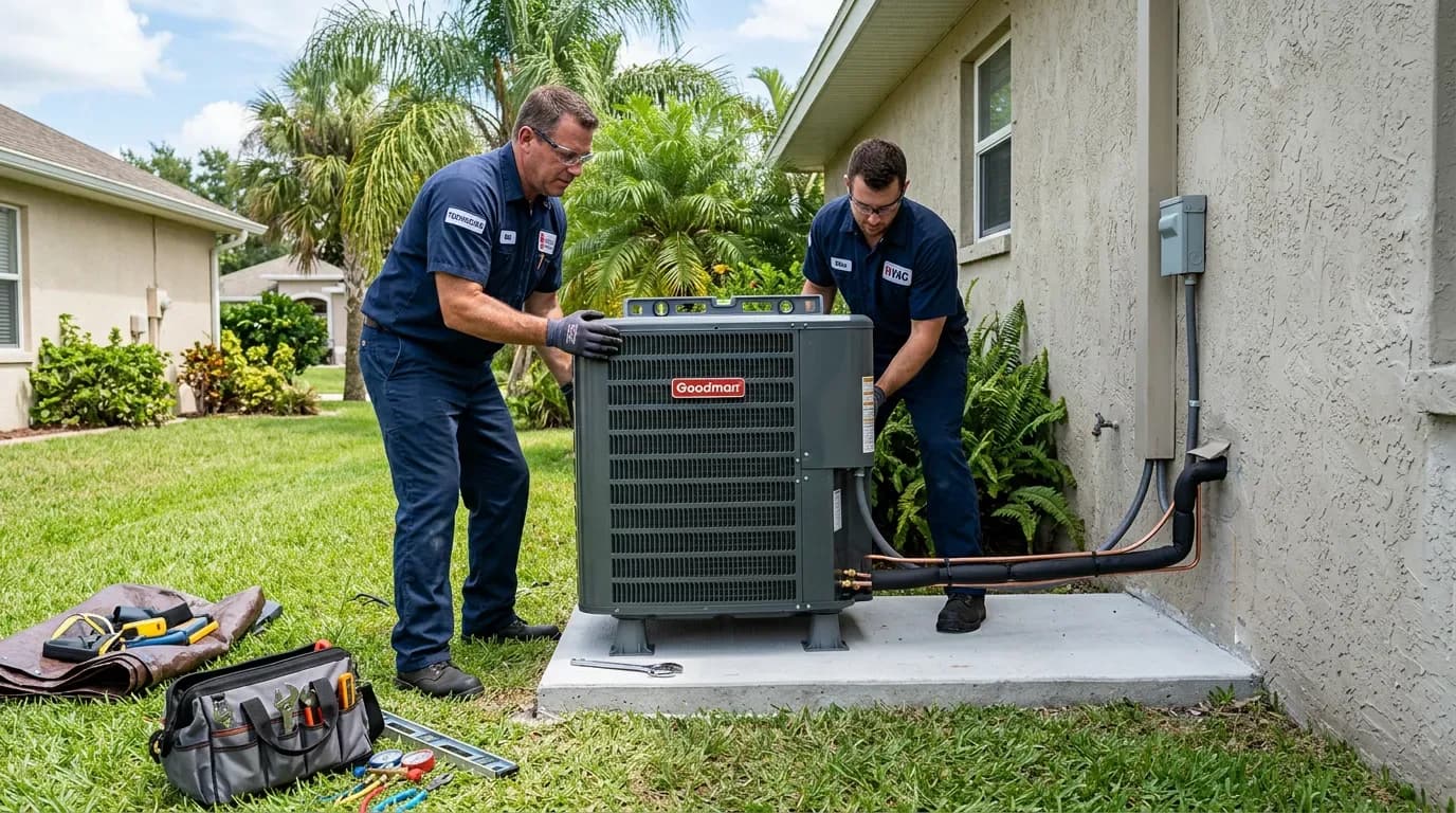 Matched indoor evaporator coil and outdoor condenser pairing that determines the certified SEER2 rating