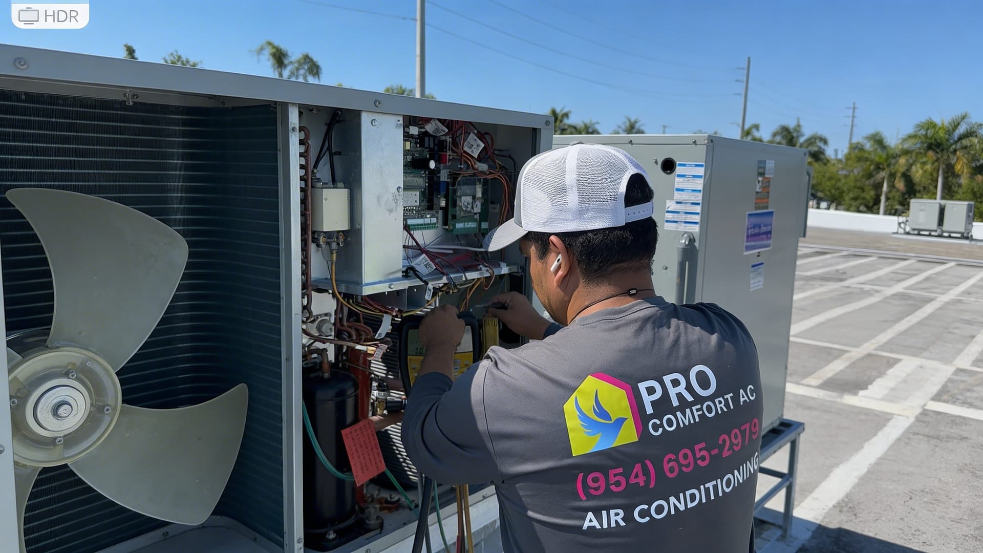 Commercial VRF system installation South Florida